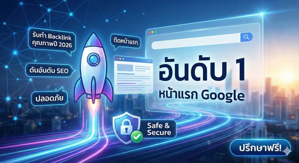รับทำ Backlink คุณภาพปี 2026 ดันอันดับ SEO ติดหน้าแรก ปลอดภัย 2 รับทำ Backlink คุณภาพปี 2026 ดันอันดับ SEO ติดหน้าแรก ปลอดภัย