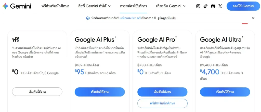 Google AI Plus เปิดตัวในไทย แค่ 95 บาท/เดือน 2 Google AI Plus เปิดตัวในไทย แค่ 95 บาท/เดือน
