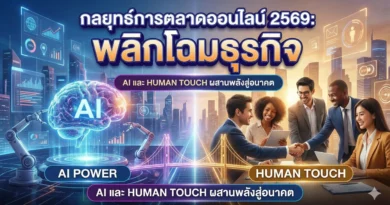 กลยุทธ์การตลาดออนไลน์ 2569: พลิกโฉมธุรกิจ AI และ Human Touch