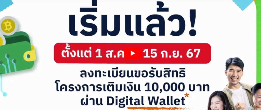สมัครแอปฯ "ทางรัฐ" ลงทะเบียนดิจิทัลวอลเล็ต 1 ส.ค. 67 1 แอปฯ "ทางรัฐ"