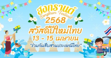 สวัสดีปีใหม่ไทยสงกรานต์ 2568