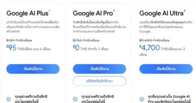Google AI Plus เปิดตัวในไทย แค่ 95 บาท/เดือน