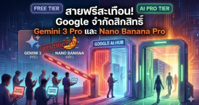สายฟรีสะเทือน! Google จำกัด Gemini 3 Pro-Nano Banana Pro