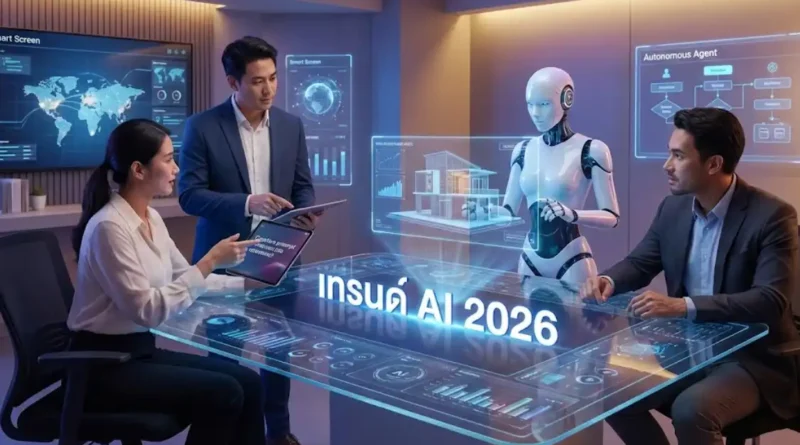 เทรนด์ AI 2026: วิธีปรับตัวทำงานกับ AI ให้รุ่งและไม่ตกงาน
