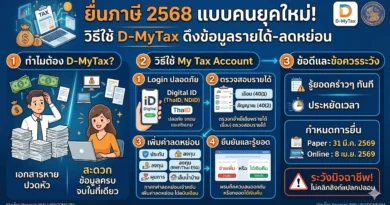 ยื่นภาษีออนไลน์ 2569:D-MyTax คืออะไร ใช้ยังไงให้ได้เงินคืนเร็ว