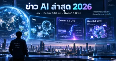 สรุปข่าว AI ล่าสุด: Jev, Gemini 3.8 Live, Qwen3.8 Omni และ AI ที่เล็กลงแต่เก่งขึ้น สรุปข่าว AI ล่าสุด: Jev, Gemini 3.8 Live, Qwen3.8 Omni และ AI ที่เล็กลงแต่เก่งขึ้น